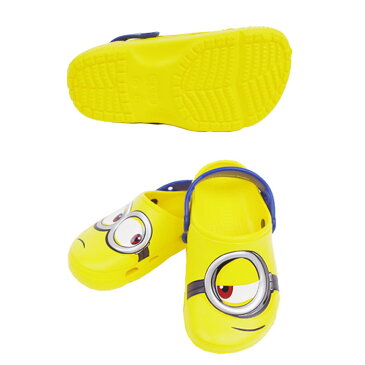 CROCS クロックス サンダル 男の子 女の子 キッズ ミニオン ウォーターサンダル イエロー 119-554 ミニオンズ キャラクター かわいい スリッパ ジュニア 子供 海水浴 プール 水遊び おしゃれ
