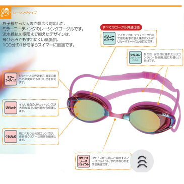 ゴーグル 水泳 大人 子供 スイミング スイムゴーグル イカリ IKARI AG275 ノーヴァ レーシングタイプ メンズ レディース 男の子 女の子 ユニセックス あす楽 定形外郵便 対応