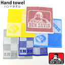 ミニタオル タオル ハンカチ タオルハンカチ BEN DAVIS ベンデイビス ハンドタオル メンズ レディース キッズ コットン ウォッシュタオル 手拭き 綿...