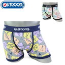 アウトドアプロダクツ ボクサーパンツ メンズ おしゃれ 付箋柄 グレー チャコールグレー アウトドア OUTDOOR PRODUCTS AD8011B103 メ...