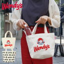 トートバッグ 小さめ レディース マチ付き ミニトート キャンバス Wendys こでかけトート ロゴ チラシ 22L44582 アメカジ おしゃれ かわいい トート ランチバッグ ランチトート サブバッグ 手提げ エコバッグ バッグ プレゼント ギフト ウェンディーズ メール便