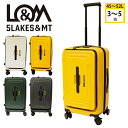 スーツケース フロントオープン M 拡張 キャリーケース 5LAKES&MT ファイブレイクス&エムティー ブランド 45-54L キャリーバッグ 旅行 出張 ...