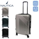 スーツケース Mサイズ 拡張 キャリーケース 拡張機能 NAUTICA 22インチ 55L 61L 370-1001 軽量 キャリーバッグ 旅行かばん ダブルキ...