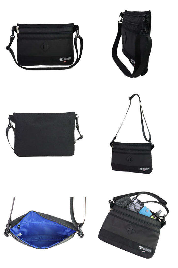 メール便 umbro アンブロ バッグ サコッシュ メンズ レディース ローレライ サコッシュバッグ 斜めがけバッグ ブラック グレー ネイビー 70506 ショルダーバッグ キャンプ フェス おしゃれ 自転車 小物入れ 旅行 軽量 ミニショルダーバッグ