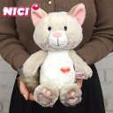 NICI ぬいぐるみ ラブキャット フラッフィークラシック25cm ぬいぐるみの肌触りをそのまま残した、ラブキャット フラッフィー クラシック 25cmのぬいぐるみです。 なんともいえない愛くるしい表情にこだわっています。 大人にも子供にも喜んでいただけるようなオシャレなぬいぐるみに仕上がっていますので、ギフトにもおススメです。 製品仕様 サイズ 約25cm 材質 ポリエステル 生産国 中国 備考 ※対象年齢：6歳以上 ※小さな部品があります。誤飲による魔息の危険がありますので、保護者の方は十分ご注意ください。 注意 ※他のサイトも運営しておりますのでタイミングにより在庫切れの場合は改めてご連絡いたします。 ※商品撮影にはデジタルカメラを使用しております。色彩再現には最善を尽しておりますが、お使いのモニタ環境によって多少異なる場合があります。 ※掲載商品と実際の商品とは、色・柄の出方が多少異なる場合があります。 検索用キーワード ぬいぐるみ/NICI/ニキ/ラブキャット/フラッフィークラシック/25cm/人形/マスコット/誕生日/贈り物/ギフト/プレゼント/インテリア/キャラクター/子供/インテリア/可愛い/キッズ/子供/ギフト/プレゼント/クリスマス/人形/マスコット/お昼寝/抱き枕/ふわふわ/人形/マスコット/人気/キッズ/子供/贈り物/女の子/男の子/誕生日/女子/学生/女子学生/女子高生/女子中学生/誕生日プレゼント//手乗りサイズ/誕生日/おもちゃ/こども/子供/かわいい/可愛い/インテリア/男の子/女の子/クッション/園児/幼児/お昼寝/キッズ/レディース/お昼抱き枕/ベビー/赤ちゃん/キャラクター/動物/リアル/添い寝枕/玩具/雑貨/インテリア雑貨/リラックス/寝室/プチギフト/やわらかい/肌触り/ふわふわ/4012390494075※画像の色調はご使用のモニターの機種や設定により実際の商品と異なる場合があります。