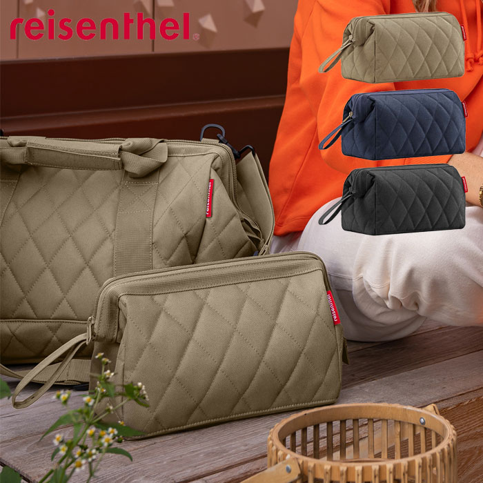 コスメポーチ ライゼンタール TRAVEL COSMETIC RHOMBUS reisenthel トラベルポーチ 自立 化粧ポーチ 収..