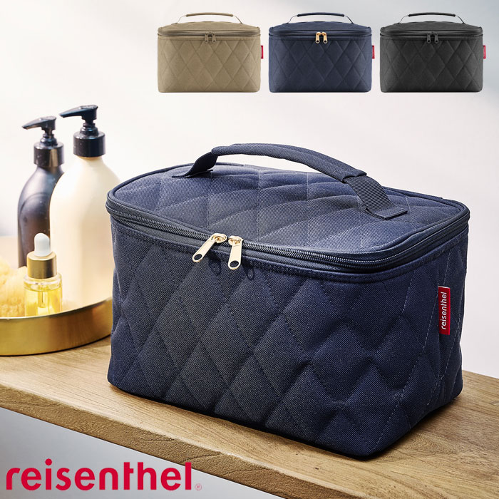 化粧ポーチ 大きめ ポーチ 大容量 メイクポーチ コスメポーチ reisenthel COSMETIC CASE RHOMBUSシリー..