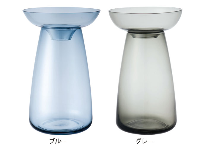 キントー 花瓶 KINTO フラワーベース 花瓶 AQUA CULTURE VASE L アクア カルチャー べース 花器 一輪挿し ガラス おしゃれ 水耕栽培 水栽培 シンプル キントー プレゼント