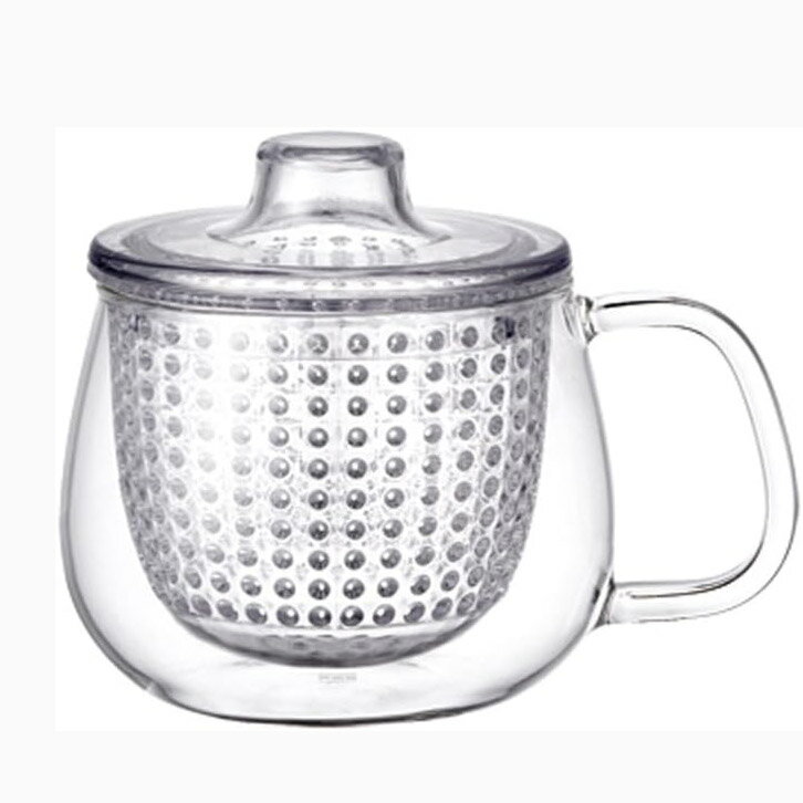 ティーカップ 耐熱ガラス KINTO キントー 紅茶ポット ガラス 350ml 茶こし付 UNIMUG S ユニティ クリア..