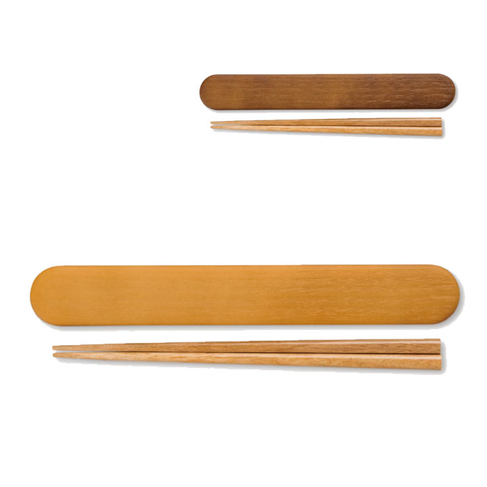 お箸 箸箱セット 木目調 お弁当 正和 ハラマキ 木目 箸&箸箱セット 18cm スライド式 箸 箸箱 スライド はし カトラリー 木製 箸ケース 滑り止め加工...