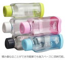 水筒 スポーツボトル ブロックスタイル PCアクアボトル 500ml BPAフリー スポーツドリンク作り 便利な目盛付きボトル 2