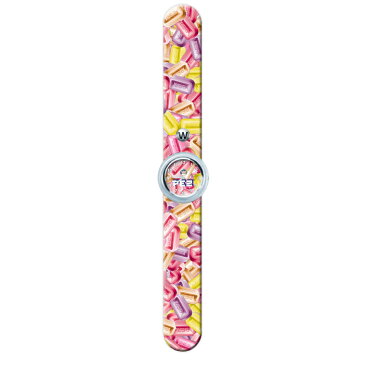 腕時計 キッズ/メンズ/レディース Watchitude パッチン腕時計 スラップ腕時計 Pez Candy 501 男の子 女の子 フリーサイズ 時計 防水 slapwatch かわいい プレゼント クリスマス ギフト 海 プール【郵 メール便 送料無料 】