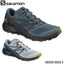 SALOMON サロモン シューズ メンズ ランニングシューズ SENSE RIDE 2 全2色 靴 ランニング シューズ トレラン トレイルランニング ブランド スポーツ アウトドア トレッキング ハイキング ジョギング 登山 スニーカー 送料無料