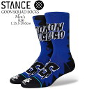 メール便 靴下 メンズ ソックス スペース・ジャム STANCE スタンス ハイソックス おしゃれ クルー丈 GOON SQUAD SOCKS ブラック L A545C21GOO SPACE JAM クルーソックス ファッション かわいい 誕生日 プレゼント ギフト 大人 ブランド かっこいい