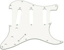 【メール便送料無料】日本製 72年式11穴 ストラトキャスター用ピックガード ホワイト3P ミリ規格 ST72-W3P
