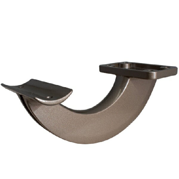 テーブル取付ブラケット　φ35丸棒用ラケット　ブラウン