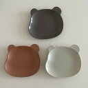 楽天スーパーSALE半額 ベアプレート セラミックプレート 幼児食食器 果物食器 くまさん くまモチーフ食器 離乳食食器 可愛い食器 ホームカフェ ケーキ皿