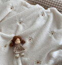 【giyomi】 ぎよみ winter daisy blanket フリースデイジーブランケット 出産準備 ベビーブランケット 冬ブランケット 厚手ブランケット フリースブランケット 韓国ベビー用品 韓国ファブリック