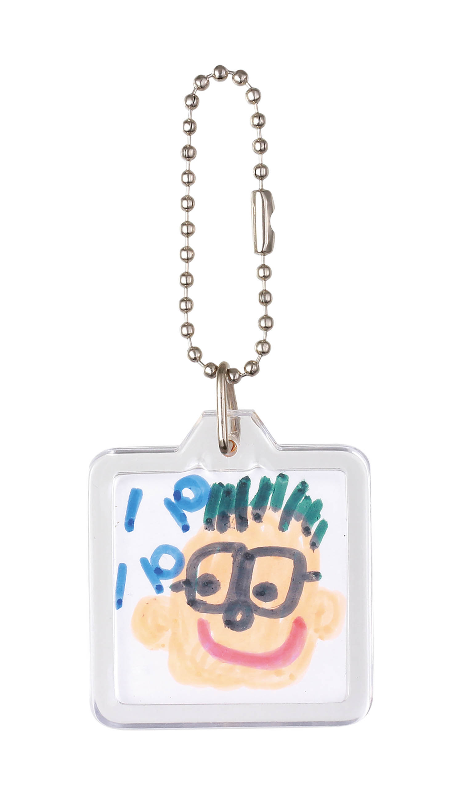 ワンタッチクリアキーホルダー 四角 アーテック Artec おすすめ 人気 使いやすい 便利 高評価 レビュー多数