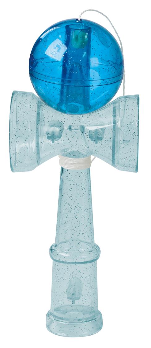 キラキラプラ製けん玉 青色けん玉 プラ製 キラキラ クリア クリアけん玉 簡単 お正月 新年 昔遊び 伝承玩具 ゲーム スポーツ 幼稚園 保育園 小学生 子ども...