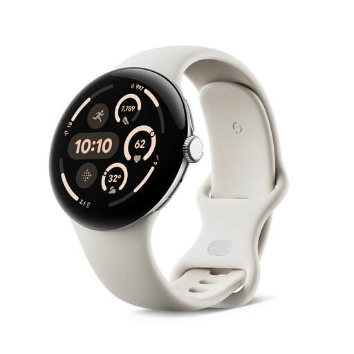 【新品・送料無料】グーグル スマートウォッチ Google Pixel Watch 3 41mm Wi-Fiモデル GA05735US Polished Silver アルミケース Porcelain アクティブ バンド 【新品・送料無料】グーグル スマートウォッチ Google Pixel Watch 3 41mm Wi-Fiモデル GA05735US Polished Silver アルミケース Porcelain アクティブ バンド