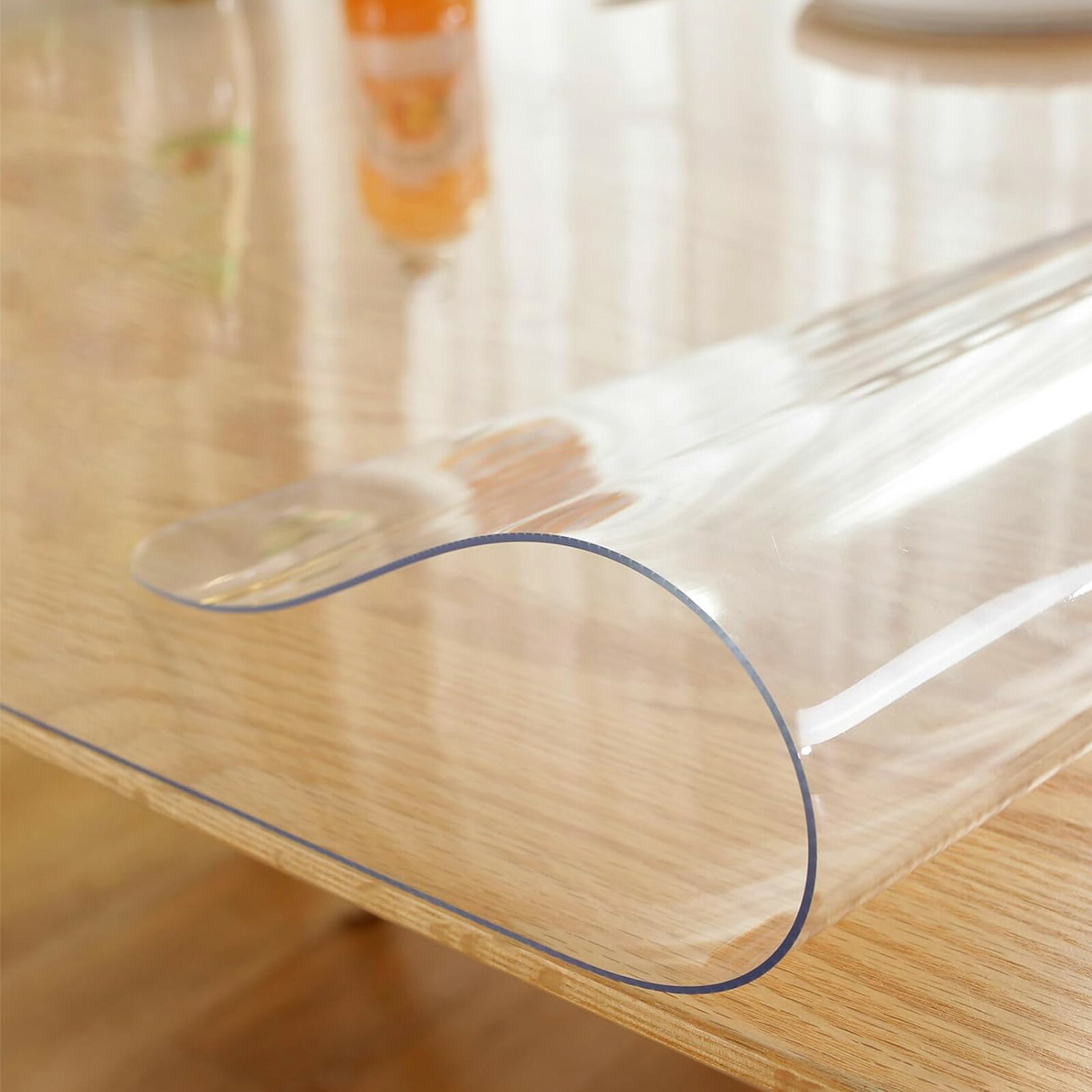 Rakuten - ダイニングマット 超薄1.5mm 透明 180×240cm シックハウス対策 クリアマット 防水 防カビ 床暖房対応 テーブルマット