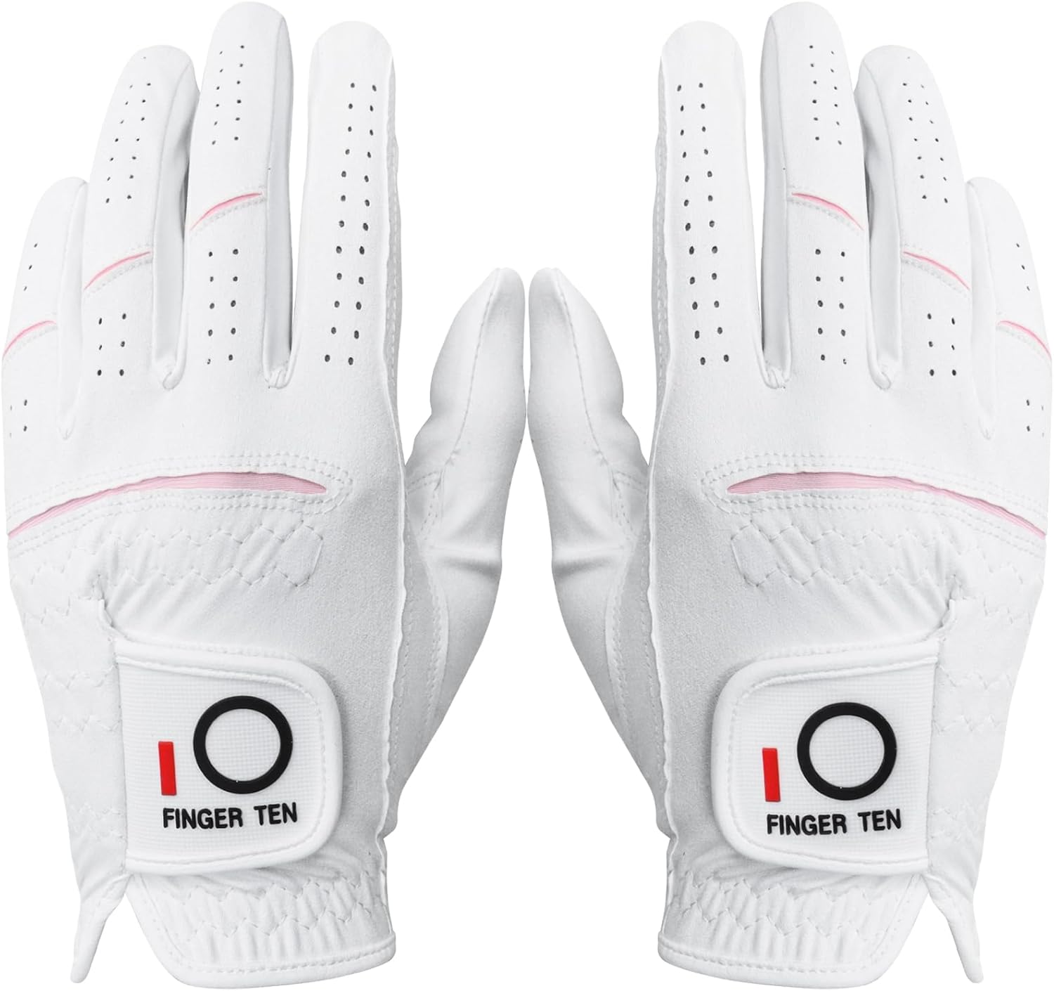 ゴルフグローブ レディース マイクロファイバーレザー 2枚セット 柔らかめ 伸縮・通気・耐摩耗・滑りにくいグリップ 雨 汗に強い 全天候モデル ゴルフウェア