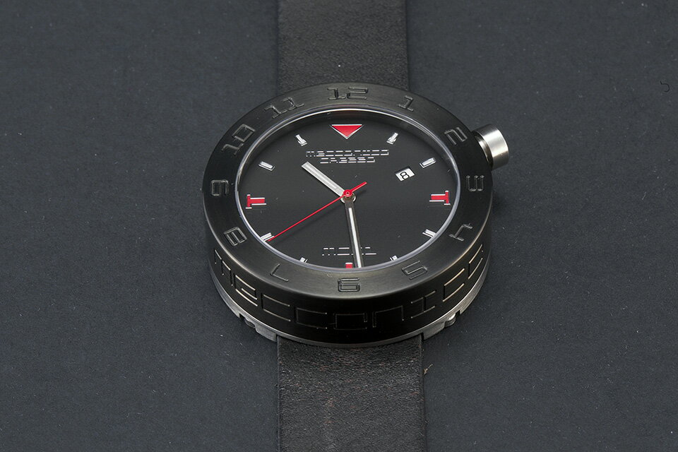 MECCANICA GREZZA（メカニカ・グレッザ） MG01 44B BK-BK ブラック/ブラック/ブラック イタリアンデザインウォッチ メンズ機械式腕時計