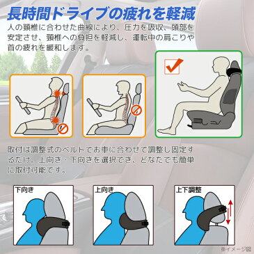 PU　レザーネックパッド 車用 5カラー選択 / 汎用 低反発 首枕 ネッククッション　1 ピース　PU レザーオート車首枕低反発枕ネック休憩シートヘッドレストクッションパッド 5色　高品質