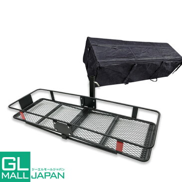 ヒッチキャリアカーゴD 折りたたみ式 バッグSET/ 耐荷重227kg アウトドア 狩猟 積載 キャリー