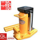 【6/22〜6/30 全品10%OFFクーポン】油圧式爪付きジャッキ 耐荷重 ヘッド部20t 爪部10t / ハンドルレバー180度可動 爪ジャッキ