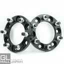 【FUNJOB】鍛造ワイドトレッドスペーサー2枚組 6H-139.7-P1.5-15mm 内径108.1mm 黒 / 高品質 陽極酸化皮膜処理 【my precious】