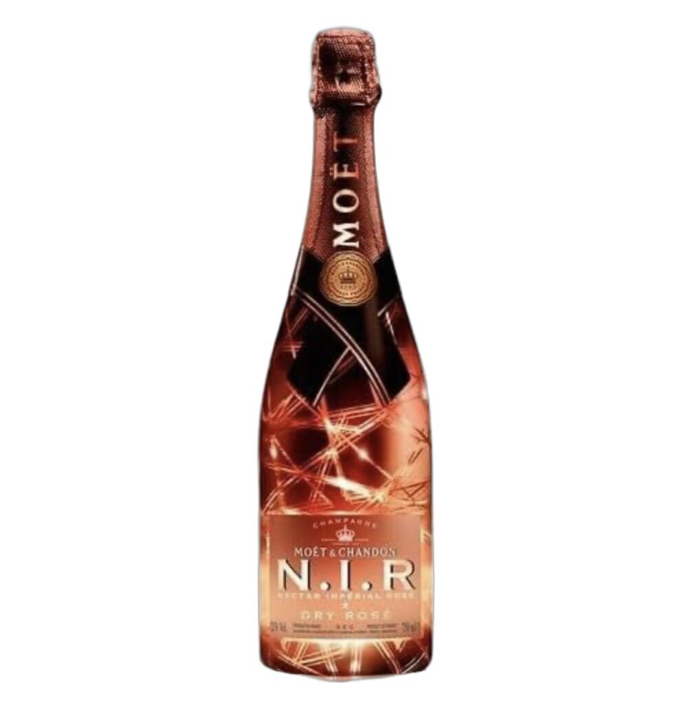 【全商品P2倍&計300円OFFクーポン有】 【夏季クール便 送料無料】 モエ・エ・シャンドン ネクター アンペリアル ロゼ ドライ N.I.R モエニル 750ml 12.5% 箱無 シャンパン 1本 【※配送条件 留意事項要確認】