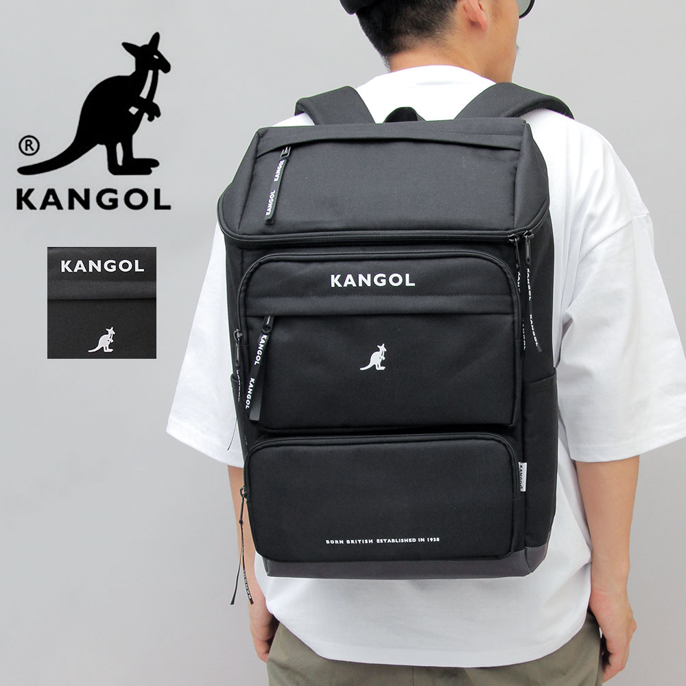 KANGOL カンゴール リュック バックパック リュックサック 大容量 ボックス型 鞄 かばん バッグ a4 b4 PC パソコン タブレット メンズ ..