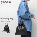 【SALE／10％OFF】glabella グラベラ 巾着バッグ ショルダー メンズ ショルダーバッグ ミニバッグ 巾着袋 浴衣 甚平 小物 2way フェイクレザー エコレザー 黒 ブラック ミニマムデザイン ミニマムスタイル 合皮 モード系