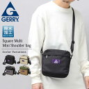 ジェリー GERRY ショルダーバッグ ミニショルダー バッグ メンズ レディース 撥水 スクエア ショルダー ミニバッグ 正方形 コンパクト シンプル 無地 ...