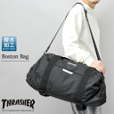 スラッシャー THRASHER スポーツバッグ ボストンバッグ ダッフルバッグ 大容量 撥水 バッグ メンズ レディース 黒 シンプル ロゴ ワンポイント 大き...