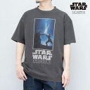 STAR WARS スター・ウォーズ Tシャツ 半袖 メンズ レディース 古着風 ヴィンテージ風 プリントTシャツ トップス ビッグシルエット USAコットン アメカジ カジュアル 映画 キャラクター 新たなる希望 帝国の逆襲
