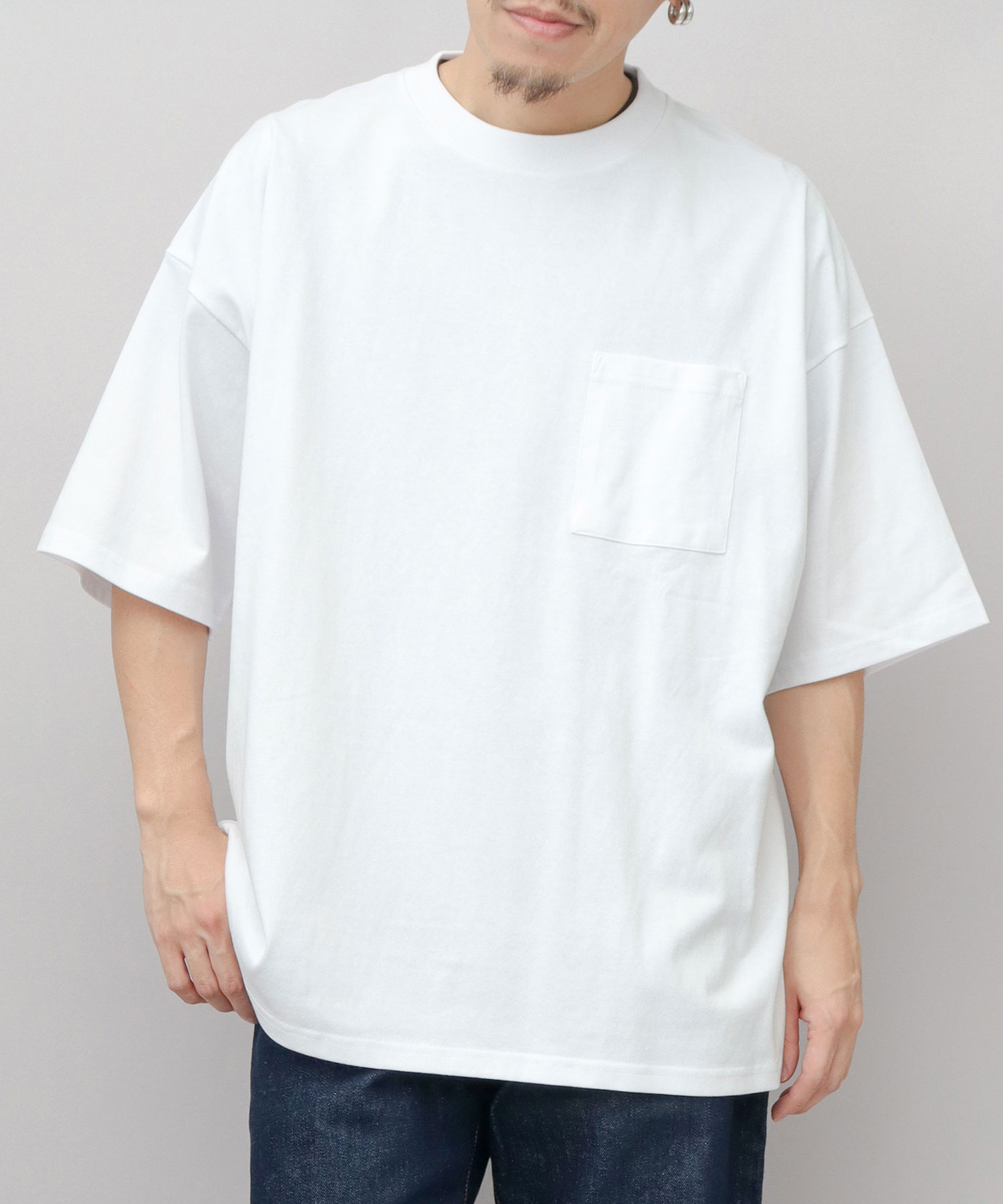 乐天商城 - 【2026年販売開始】グッドウェア Goodwear 半袖 Tシャツ メンズ レディース 7.1オンス USAコットン 無地 吸水速乾 接触冷感 ポケット付き スーパービッグ 五分袖