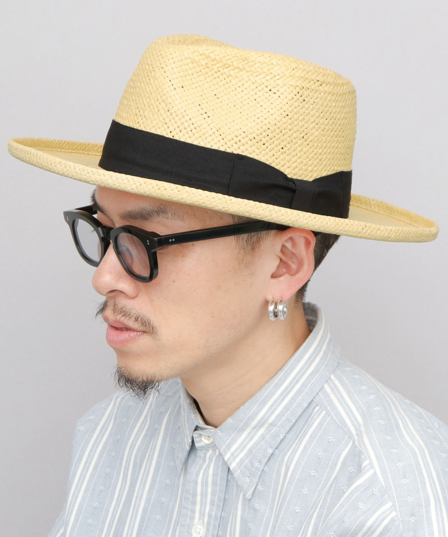 樂天商城 - 中折れハット ストローハット ペーパーハット 麦わら帽子 メンズ レディース ワイドブリム エッジアップブリム 日よけ 春夏 ReqHatter レックハッター 母の日 父の日