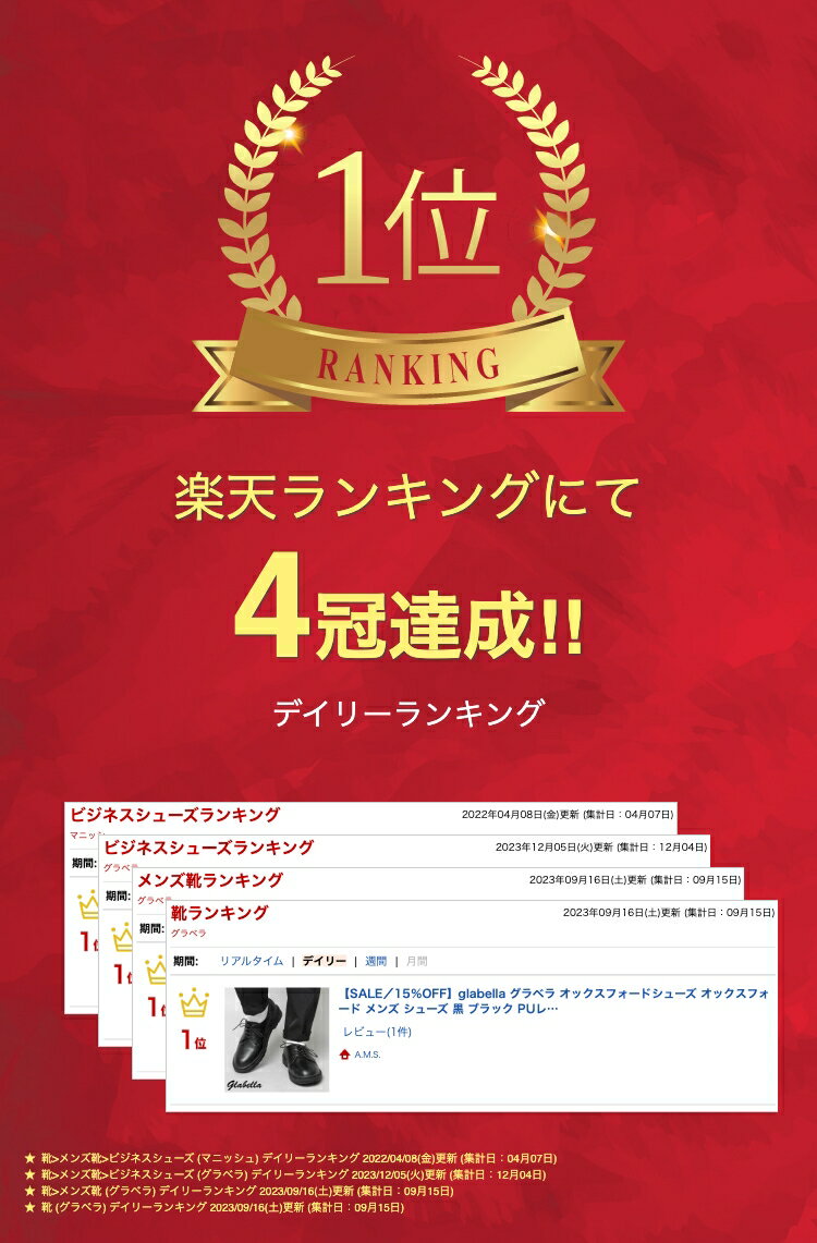 オックスフォードシューズ メンズ 靴 くつ 紐靴 合皮 ビジネスシューズ カジュアルシューズ メンズシューズ ドレスシューズ 黒 ブラック シンプル 通勤 通学 おしゃれ グラベラ glabella