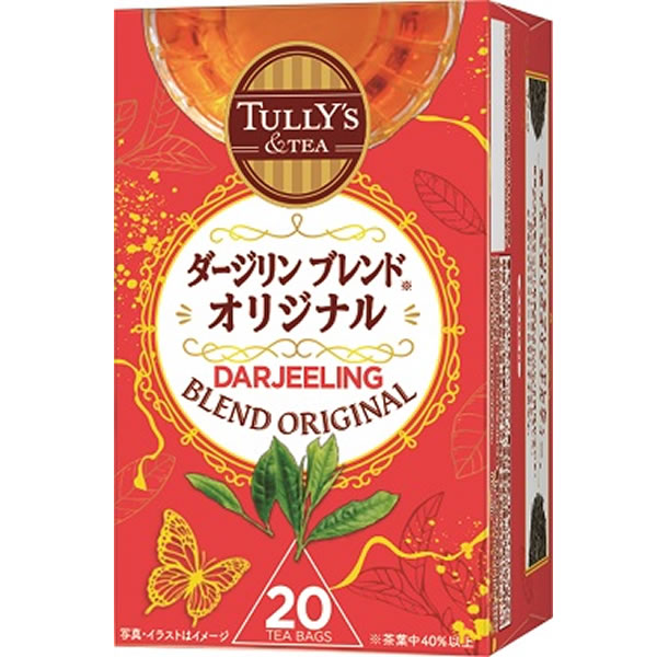 楽天Glad Life【ポイント最大35倍】ティーバッグ［TULLY'S＆TEA ダージリンブレンドオリジナル 20袋] ITOEN タリーズ 紅茶 ティーバッグ ダージリン 三角バッグ 華やかな香り［伊藤園] 【Glad Life】【ポイント2倍】