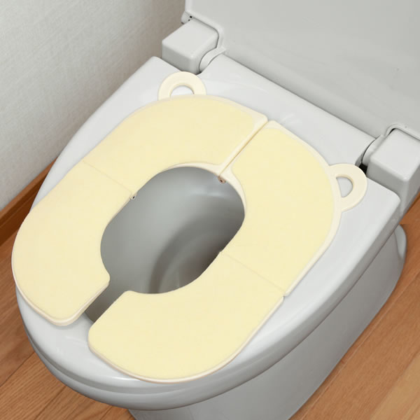 日本製 お子様用 折りたたみ式補助便座 R-42 収納袋付[サンコー]おでかけ トイレトレーニング【ポイント10倍】【Glad Life】