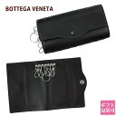 ボッテガヴェネタ キーホルダー（レディース） 【名入れ】 ボッテガヴェネタ キーケース ボッテガ bottega veneta ブラック 284137 V0016 8806 ボッテガベネタ 6連 キーリング 本革 革 ボッテガ・ヴェネタ 正規品 新品 2024年 ギフト 通販 プレゼント