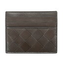 ボッテガヴェネタ カードケース メンズ BOTTEGA VENETA カードケース カード入れ ブラウン 608078 VCPP3 1408 本革 財布 コンパクト ブランド プレゼント ギフト 正規品 新品 通販