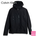 カルバンクライン ジャケット メンズ ブラック Fauxsherpa Lined Soft Shell Hooded Jacket CM105270 フード付き...
