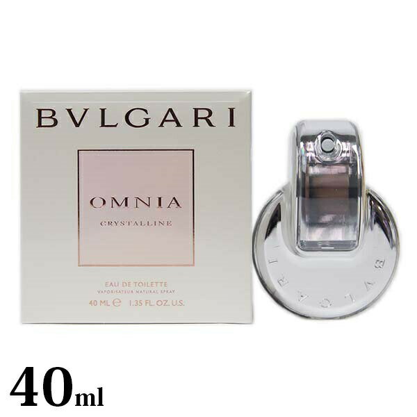 ブルガリ 香水 オムニア クリスタリン オムニアクリスタン メンズ レディース EDT オードトワレ SP 40ml フレグランス bvlgari スプレー 正規品 ブランド 新品 2023年 ギフト 誕生日プレゼント 通販 プレゼント 母の日 プレゼント