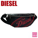 ディーゼル ウエストポーチ メンズ ディーゼル バッグ メンズ ボディバッグ DIESEL ボディバッグ ベルトバッグ CIRCUS ORFEI ブラック X08368 P4447 T8013 ギフト 小物 ディーゼル バッグ メンズ ボディバッグ 新品 通販 2024