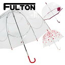 フルトン fulton 傘 かさ 雨傘 バードケージ birdcage ビニール傘 長傘 英国王室御用達 ルル ギネス Lulu Guinness UK デザイナーコラボ 正規品 傘 ギフト かわいい ブランド 新品 年 通販 プレゼント