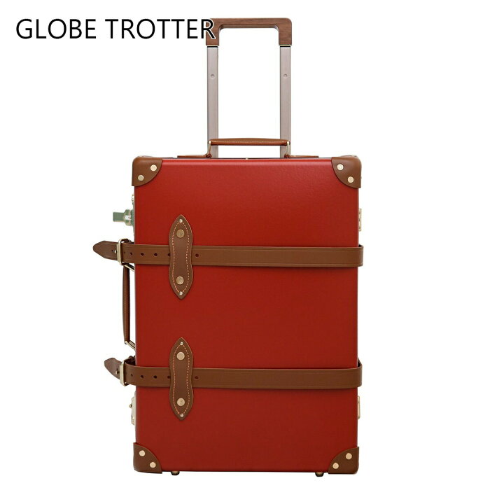 グローブトロッター 旅行バッグ GLOBE TROTTER キャリーケース センテナリー キャリーオン CENTENARY 20インチ 1泊〜3泊 レッド タン GTCNTRCM20TC-2/CNTRDCM3WWAOA20TC-G-TSA